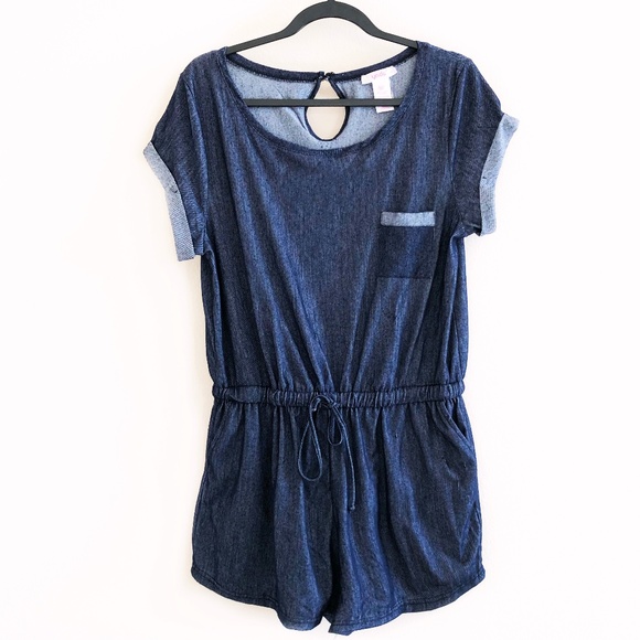 Yado Pants - NWT! Soft Denim Romper